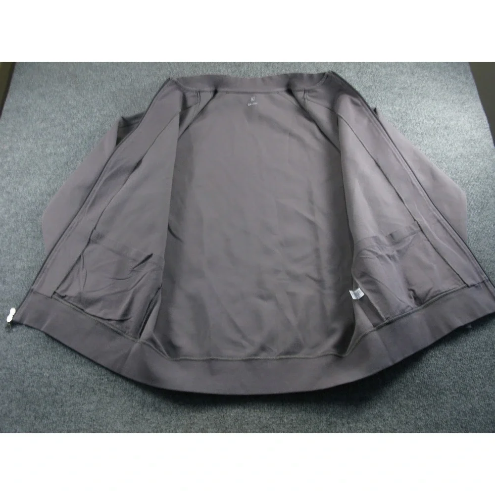 Apple Employee Exclusive Full‎ Zip Bomber Jacket Slate Gray Mens XL Logo 2117